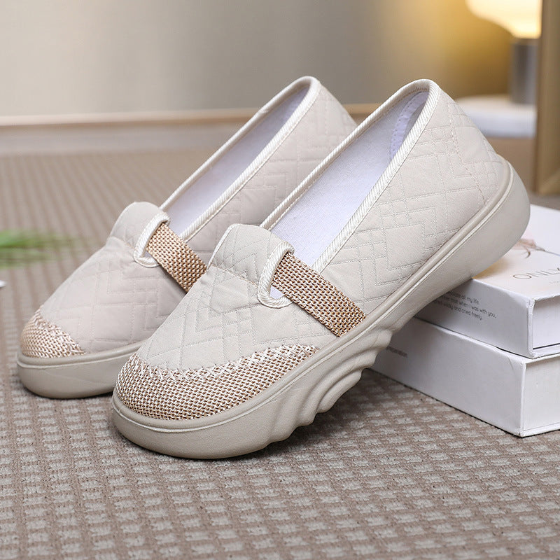 Zapatos de lino cómodos para mujer