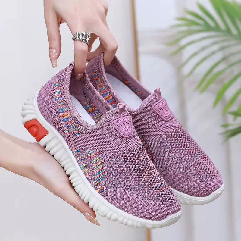 2026 zapatos planos de malla duraderos