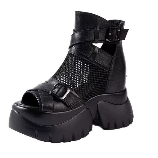Sandalias romanas de piel suave
