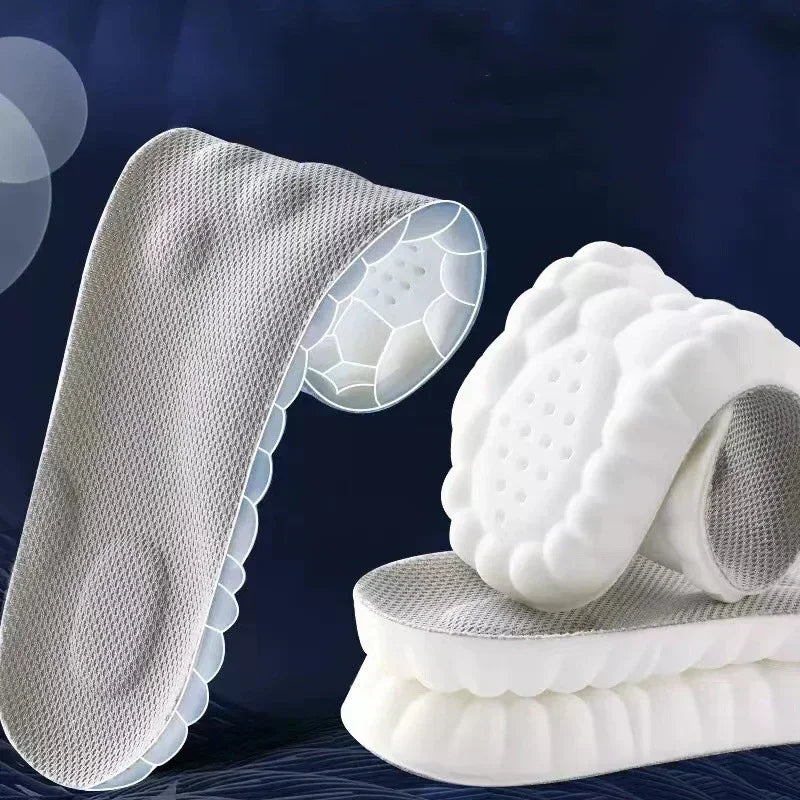 Plantillas de masaje 4D Plantillas deportivas de látex súper suaves (ayudan a mejorar la forma del pie)