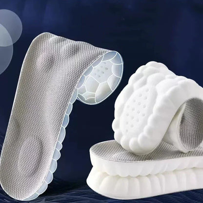 Plantillas de masaje 4D Plantillas deportivas de látex súper suaves (ayudan a mejorar la forma del pie)