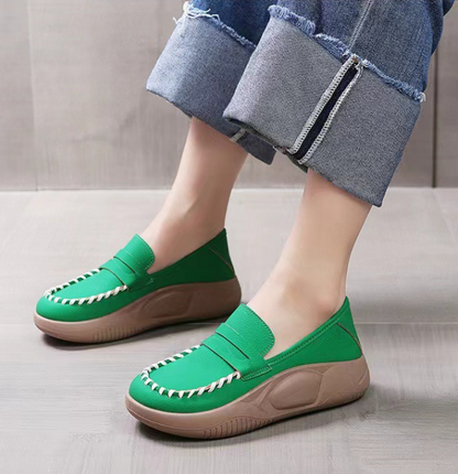 Mocasines de Piel Cómodos para Mujer