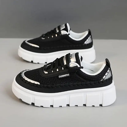2026 Zapatos casuales de suela gruesa y caña baja