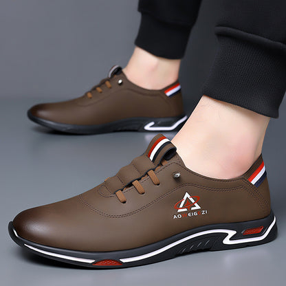 Zapatos casuales de cuero para hombre