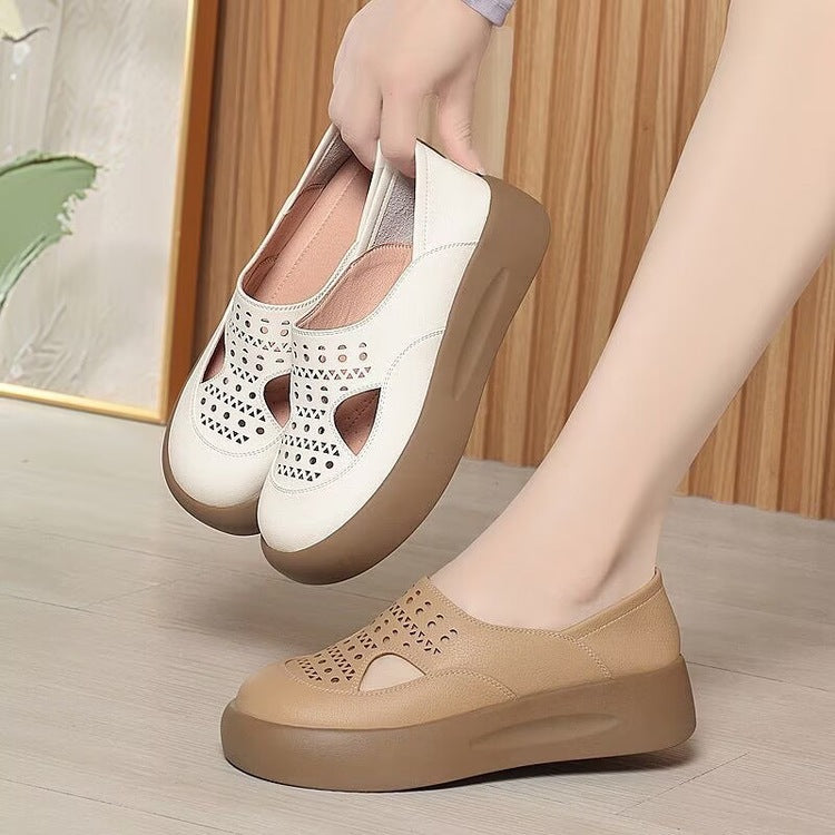 Zapatos cómodos 100% de piel de vaca