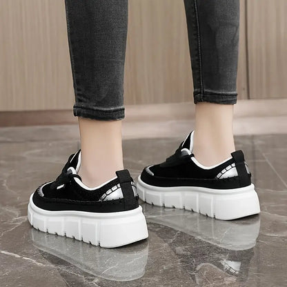 2026 Zapatos casuales de suela gruesa y caña baja