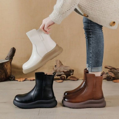 Botas Martin cálidas de terciopelo de invierno (cuero)