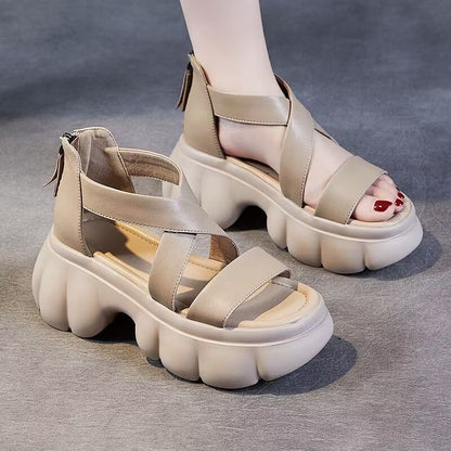 Sandalias romanas con aumento de altura