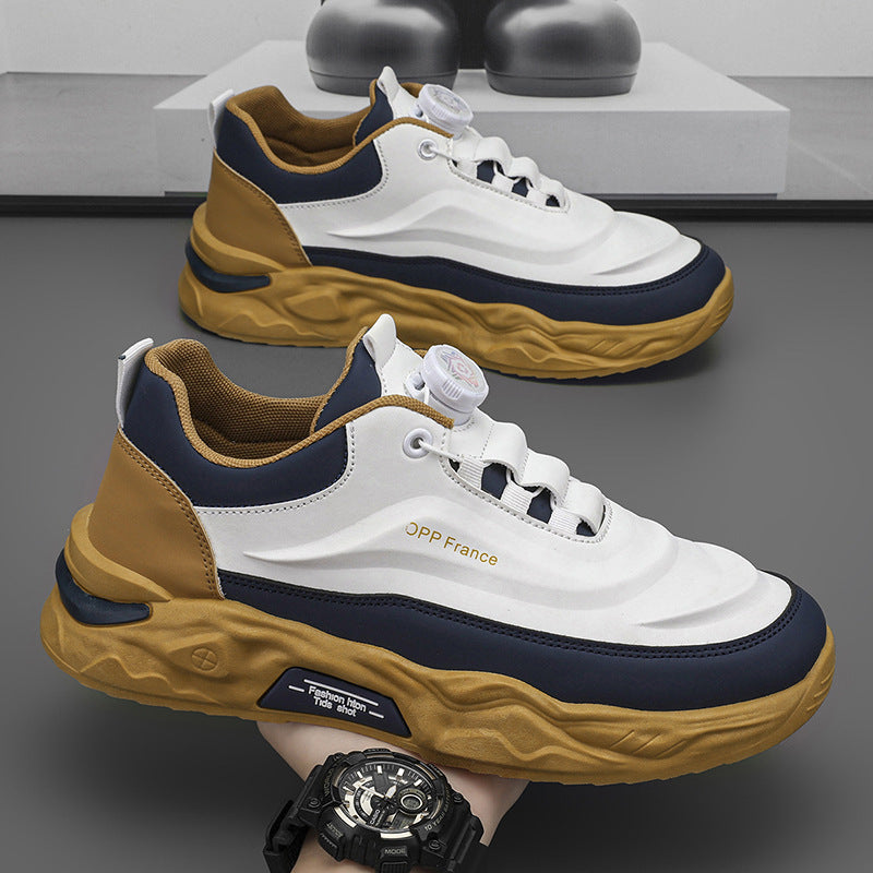 2025 nuevos zapatos de papá con botones