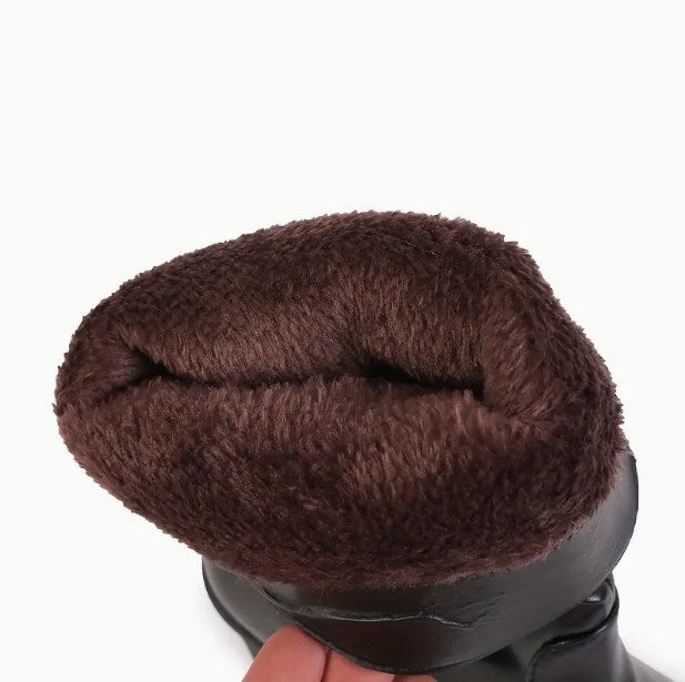 Botas cuña media pantorrilla mujer