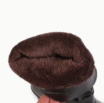 Botas cuña media pantorrilla mujer