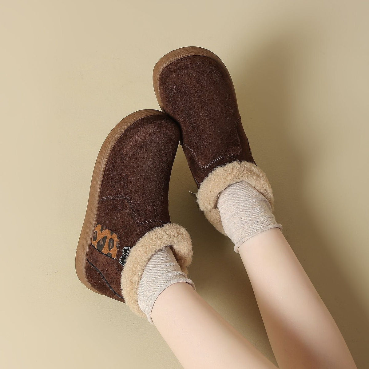 Botines para Mujer con Forro Suave y Cálido