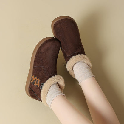 Botines para Mujer con Forro Suave y Cálido
