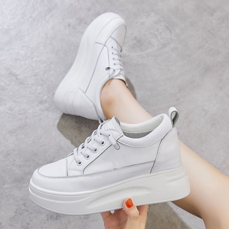 Zapatos casuales de cuero para mujer