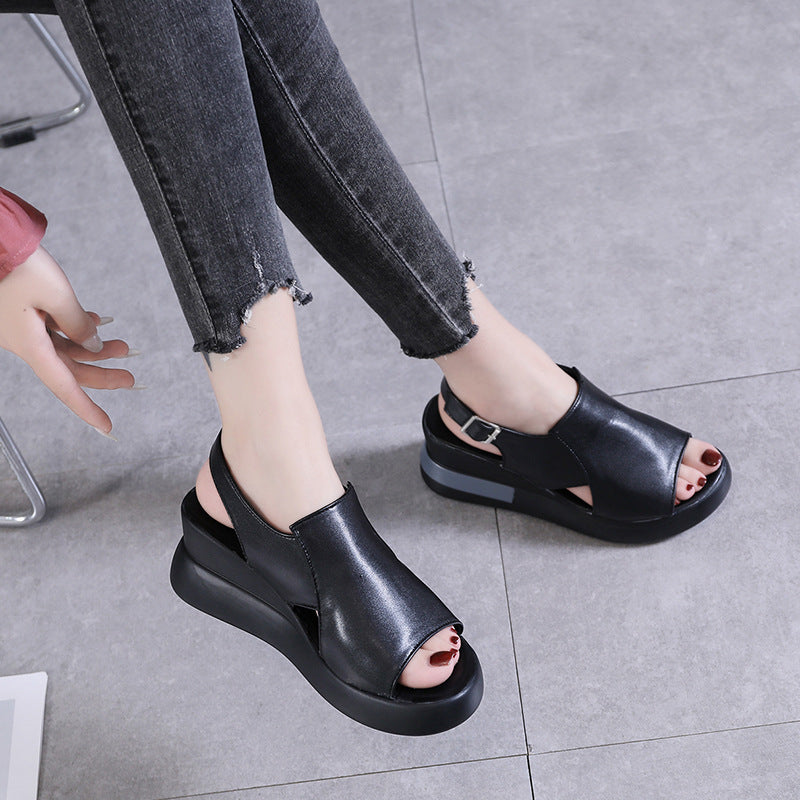 Sandalias ortopédicas de cuero