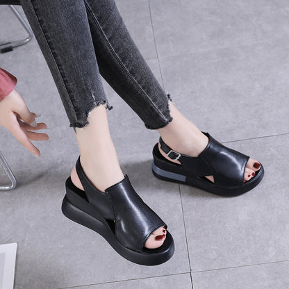 Sandalias ortopédicas de cuero