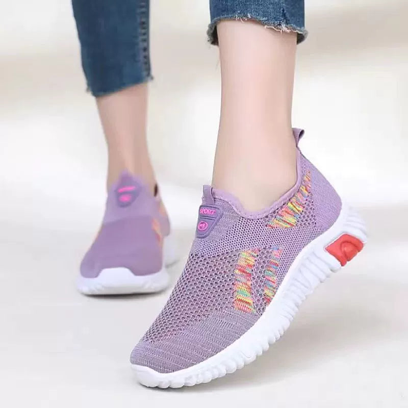 2026 zapatos planos de malla duraderos