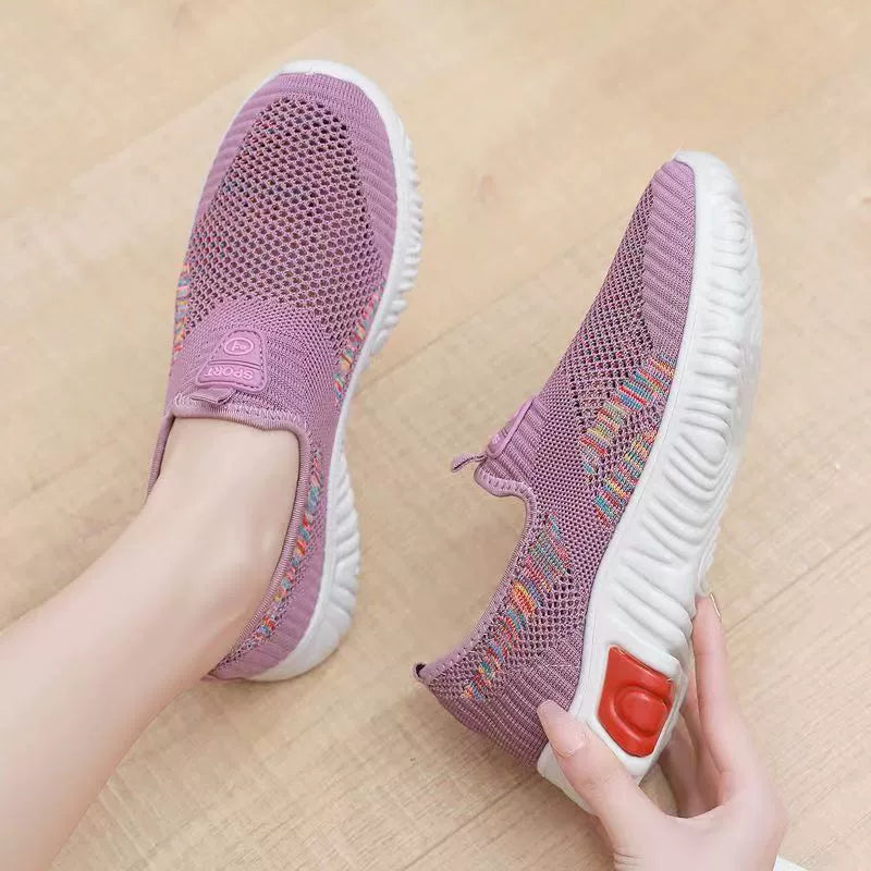 2026 zapatos planos de malla duraderos