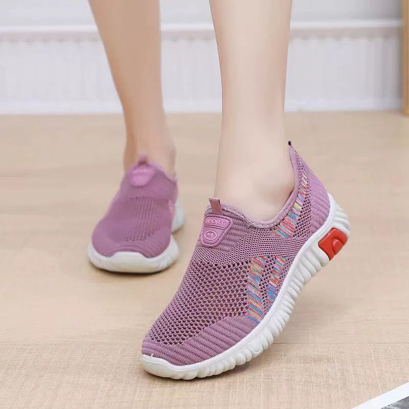 2026 zapatos planos de malla duraderos