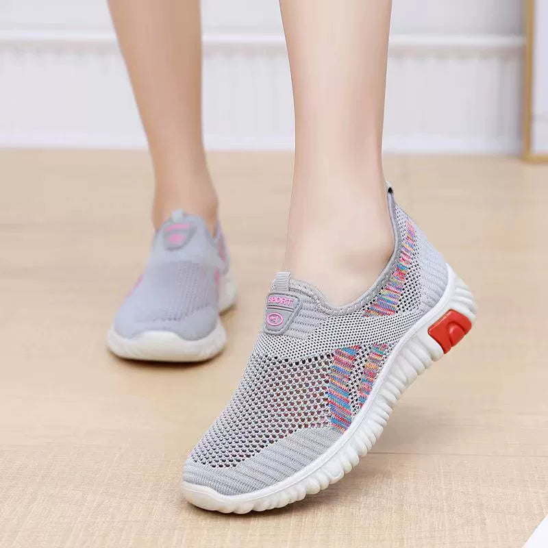 2026 zapatos planos de malla duraderos