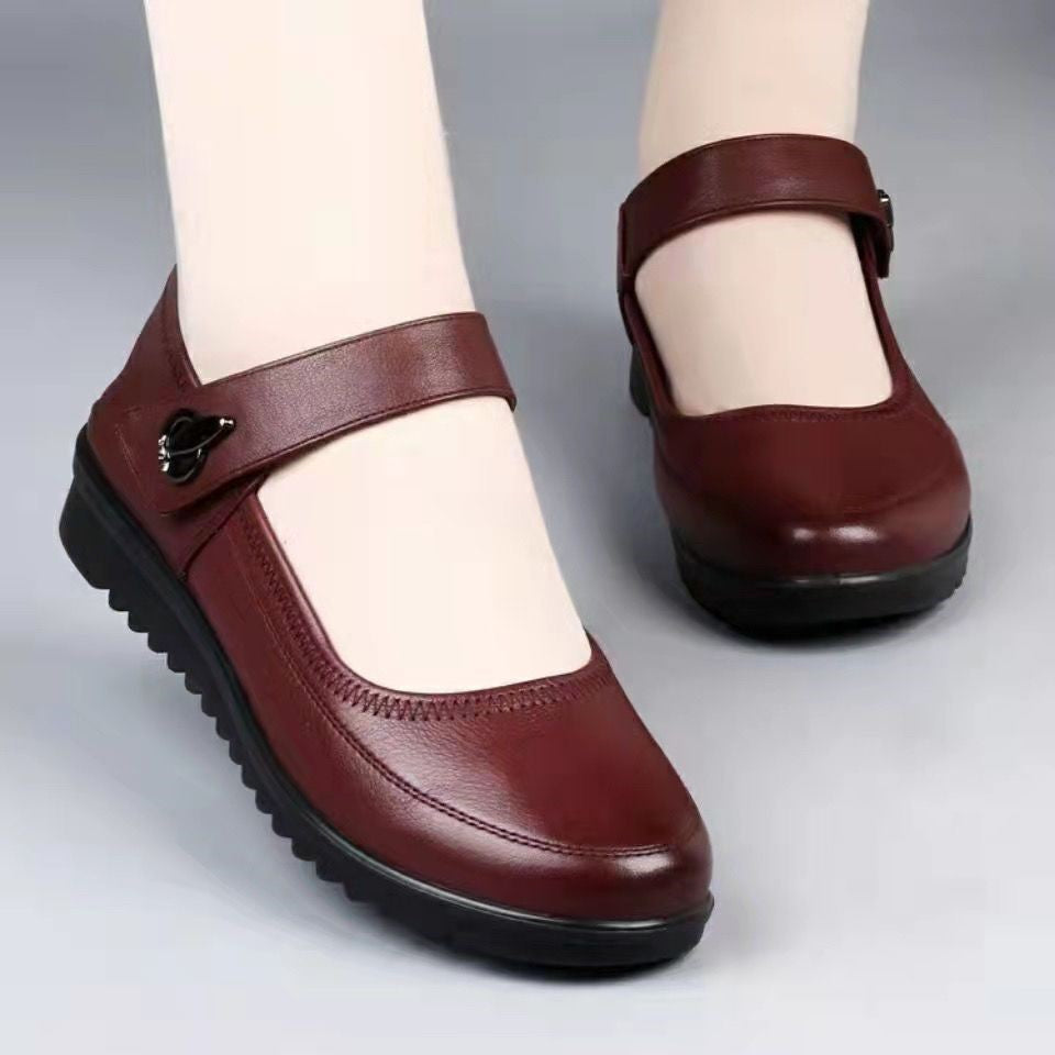 Zapatos cómodos de suela suave para madres de primavera y otoño