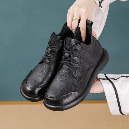 Botines Suaves de Piel para Mujer
