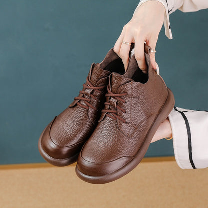 Botines Suaves de Piel para Mujer
