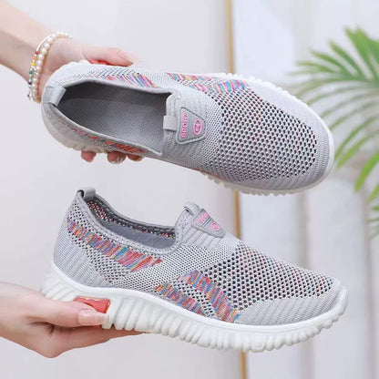 2026 zapatos planos de malla duraderos