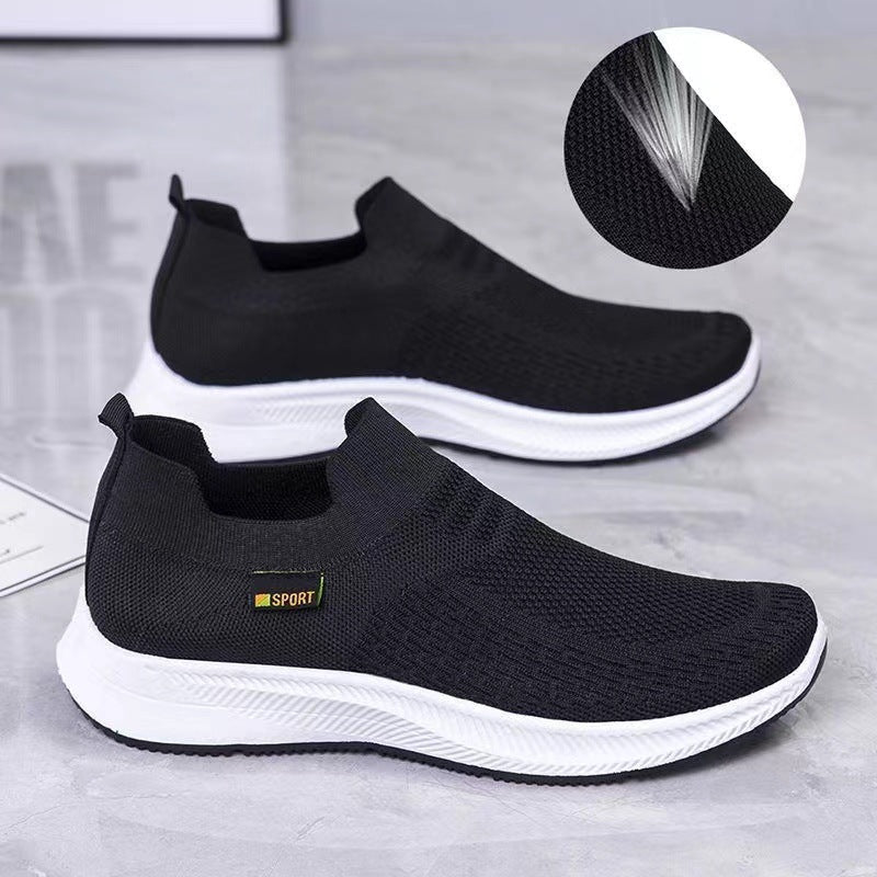 2026 zapatos de malla sin cordones de nuevo estilo