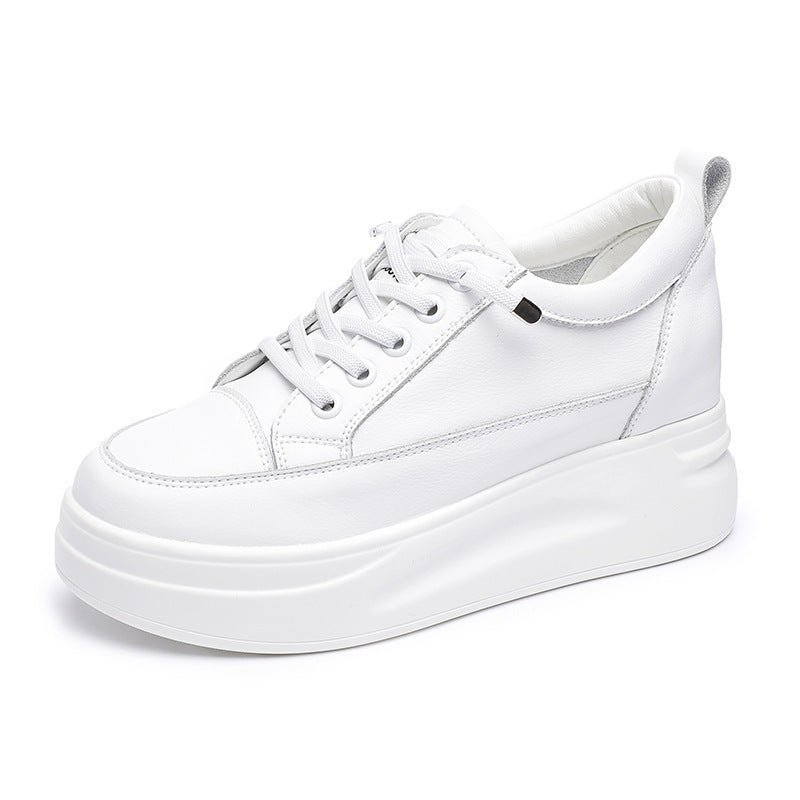 Zapatos casuales de cuero para mujer