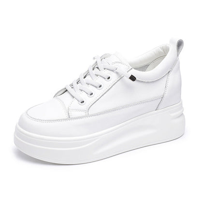 Zapatos casuales de cuero para mujer
