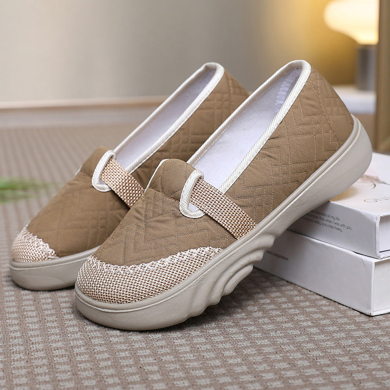 Zapatos de lino cómodos para mujer