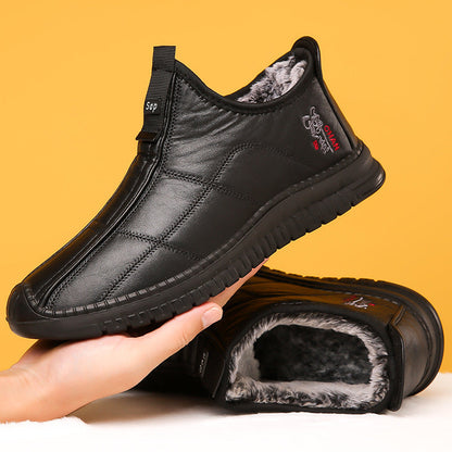 zapatos de piel de terciopelo de otoño