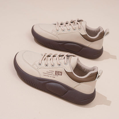 Zapatos de mujer de cuero auténtico
