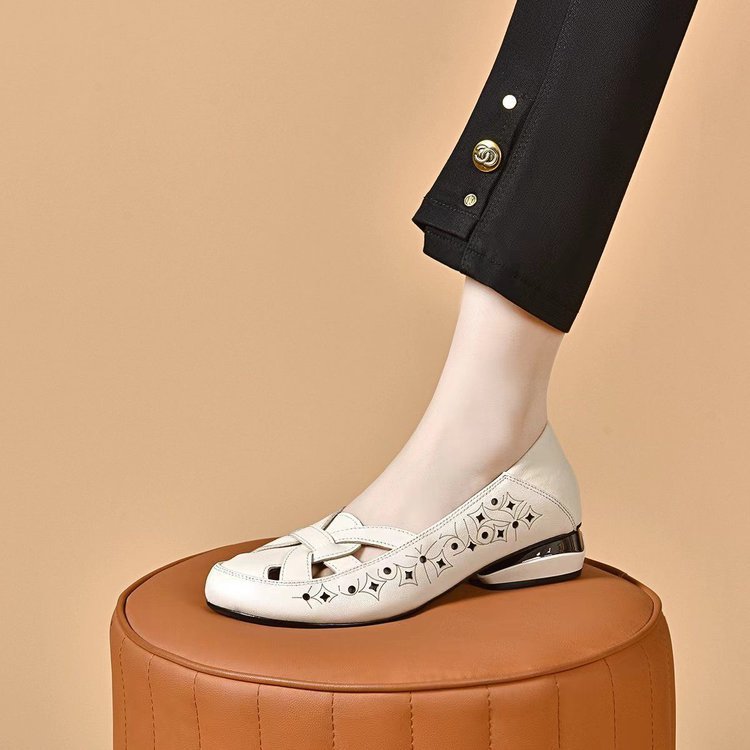 Sandalias de cuero para mujer
