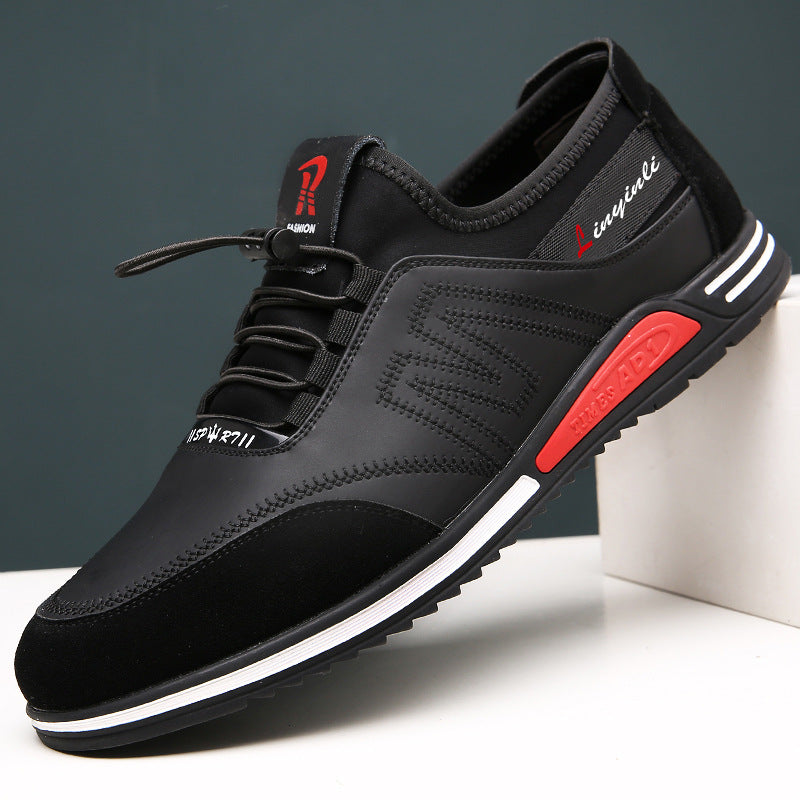 Zapatos casuales de cuero para hombre