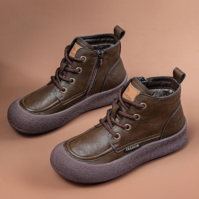 Botas de cuero de estilo vintage