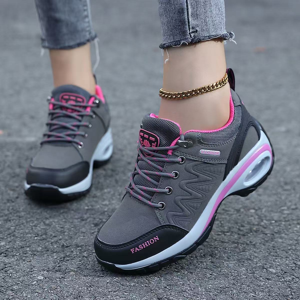 Zapatillas deportivas con amortiguación de aire para mujer
