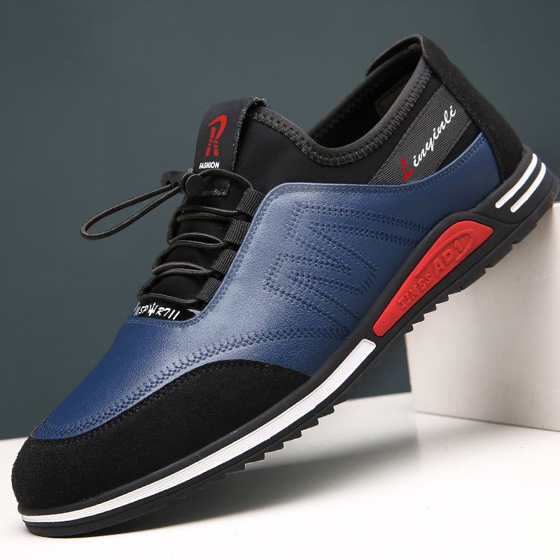 Zapatos casuales de cuero para hombre