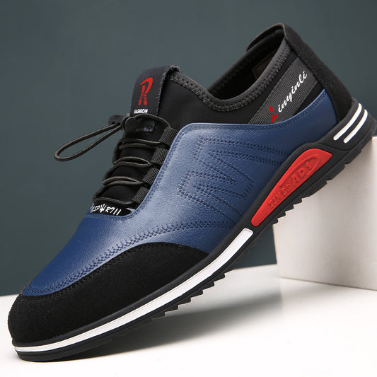 Zapatos casuales de cuero para hombre